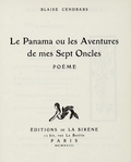 Vignette pour Le Panama ou les Aventures de mes sept oncles