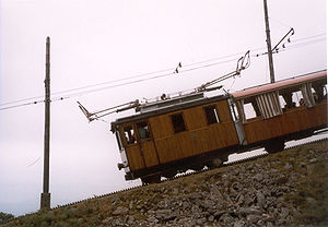 Chemin de Fer de la Rhune in den französischen Pyrenäen