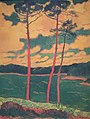 Pinos rojos, de Georges Lacombe, 1894.