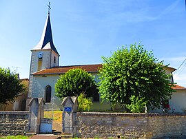 The church of Saint-Airy in Les Souhesmes-Rampont