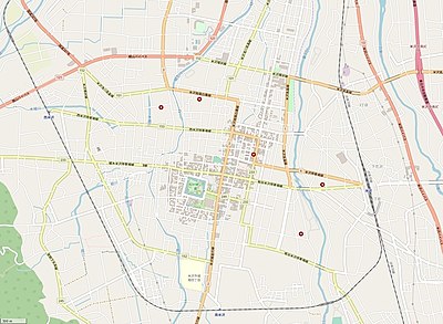 Location map Japan Yonezawa city