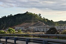 Clearing of forests and land around Lugu. Lugu Housing Area 2023.jpg