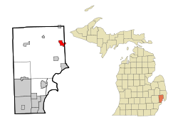 Location of Richmond, Michigan