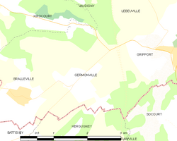 Kart over Germonville