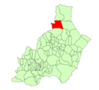 Расположение муниципалитета Чиривель на карте провинции