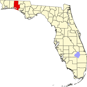 Mapon de Florido elstariganta Walton County.svg