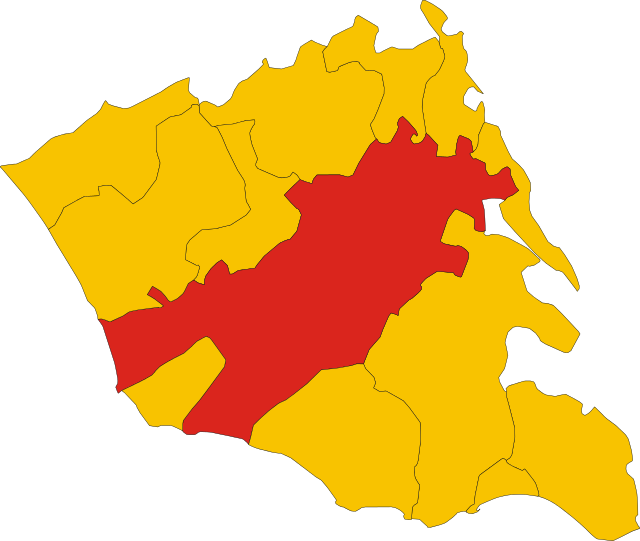 Harta comunei Ragusa