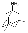 Formule topologique de la molécule de mémantine