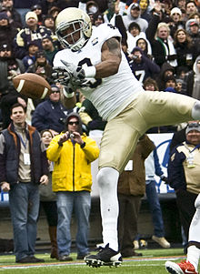 Floyd playing for Notre Dame Michael Floyd Sun Bowl (cropped).jpg