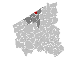 Bredene – Mappa