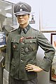 Officer uniform with medals and cuffband Nordland of the Regiment Nordland, Lofoten War Museum, Norway.