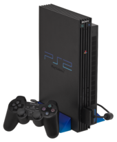 The PlayStation 2 was the best-selling system of the sixth generation, selling over 150 million systems, also making it the best-selling console of all time. PS2-Fat-Console-Set.png