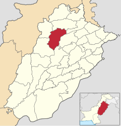 Distretto di Khushab – Mappa