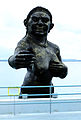 Welcoming statue of Phisuea Samut at the main port of Samet