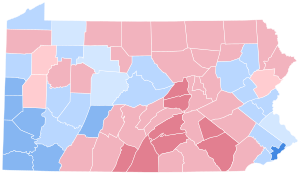 Pennsylvania Presidential Election Results 1992.svg