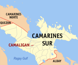 Kaart van Camaligan