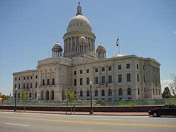 Capitolio del Estado de Rhode Island, Providence, terminado en 1904.