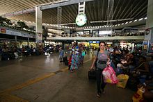 Interior do terminal no fim de 2011