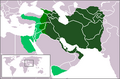 Sasanian Empire (224–651 AD) during the Byzantine–Sasanian War of 602–628 in 621 AD.