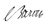 signature de François Louis Jérôme Baron