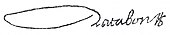 signature d'Antoine de Ratabon