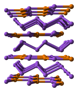 Kristallstruktur von Natriumphosphid