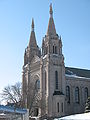 St. Joseph's Cathedral from the top of Hawethorne Elementary.