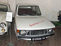 Syrena 110, eksponat Muzeum Przemysłu w Warszawie