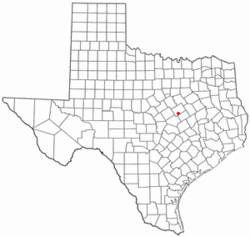 Location of Lorena, Texas
