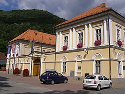 Building of municipality office in Tisovec