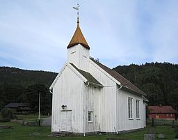 Tovdals kyrka i augusti 2011.