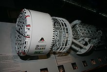 Top view of a model of the TBM used on the Gotthard Base Tunnel Tunnelier mp3h8086.jpg