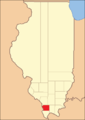 Территория округа с 1819 года и по сей день
