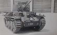 Tank LT vz. 38, V-3.020 - veliteľské vozidlo 1. roty, tankového práporu