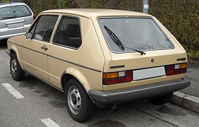 Arrière VW Golf I