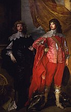 Король яҡлы сэр Джордж Дигби, 2-се граф Бристоля Уильям Рассел менән, 1-се герцог Бедфорд (Һуғыш һәм солох), 1637, Олторп
