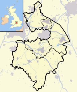 Warwickshire outline map with UK.png