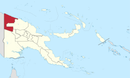 Provincia di Sandaun – Localizzazione