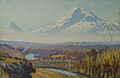 Ararat en automne, 1929. Peinture à l'huile sur toile, 32x49 cm.