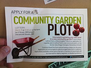 Community Garden Plot, Common Good City Farm, ...