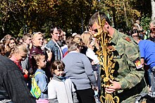 Rebel from the Sparta Battalion in Donetsk 2014. Kuznechnyi festival' v Donetske 068.jpg