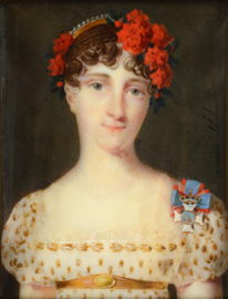 La princesse Augusta-Amélie de Bavière, femme d'Eugène de Beauharnais (vers 1805-1807), localisation inconnue.