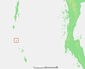 Карта острова Кар-Нікобар