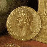 Medalla del emperador Augusto - leyenda: “Divus Augustus dictator”