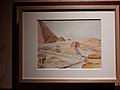 Baud, Marcelle. Giza. Watercolour. Traits d'Egypte: Marcelle Baud (1890-1987), Musée Bargoin.