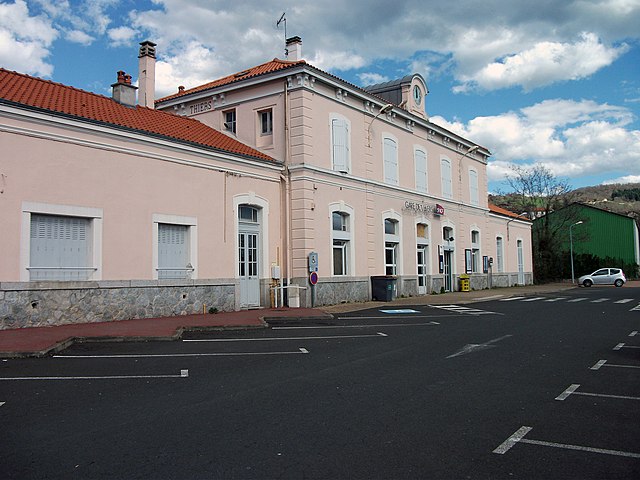 La Gare de Thiers en 2016.