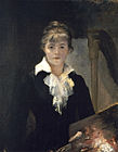 Marie Bashkirtseff autoretrat (1880). Artista russa, morí als 25 anys i moltes de les seves obres foren destruïdes durant la Segona Guerra Mundial.