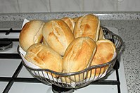 The formation of carbon dioxide - a byproduct of yeast's respiration - causes bread to rise