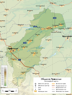 Община Ружинци на карте