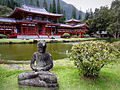 Statue outside the temple